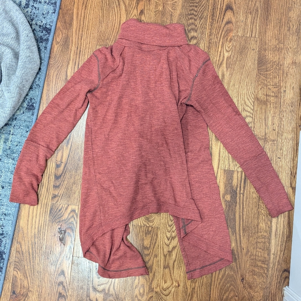 FP High Low Split Open Back Turtle Neck - Picture 1 of 4